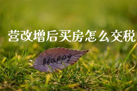 营改增后买房怎么交税_https://www.gongyisiwang.com_股指期货交易手续费_第1张