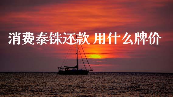 消费泰铢还款 用什么牌价_https://www.gongyisiwang.com_道指_第1张