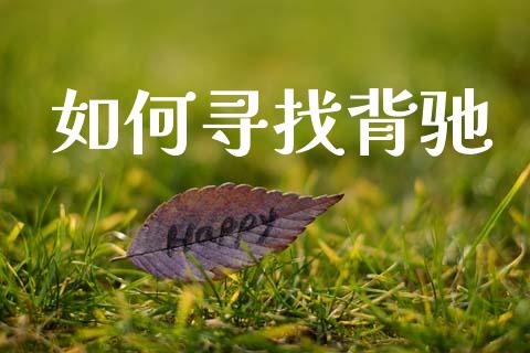 如何寻找背驰_https://www.gongyisiwang.com_广发期货手续费_第1张