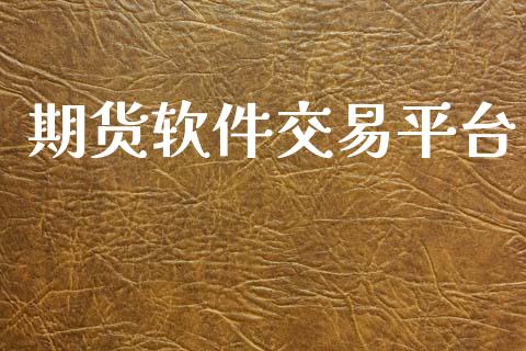 期货软件交易平台_https://www.gongyisiwang.com_股指期货_第1张