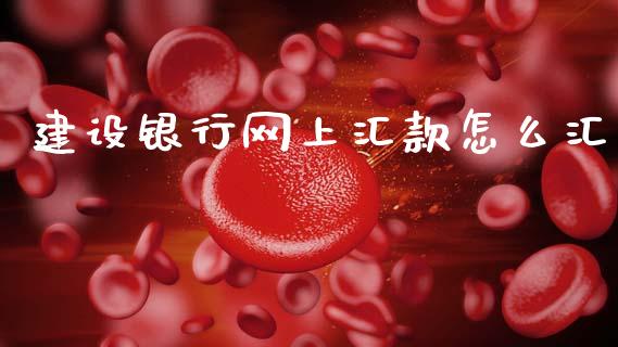 建设银行网上汇款怎么汇_https://www.gongyisiwang.com_道指_第1张