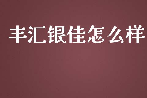 丰汇银佳怎么样_https://www.gongyisiwang.com_股指期货交易手续费_第1张