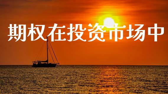 期权在投资市场中_https://www.gongyisiwang.com_道指_第1张