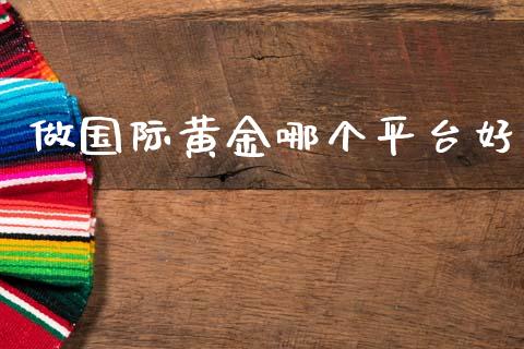 做国际黄金哪个平台好_https://www.gongyisiwang.com_恒指期货_第1张