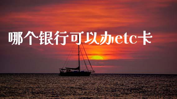 哪个银行可以办etc卡_https://www.gongyisiwang.com_焦炭期货手续费_第1张