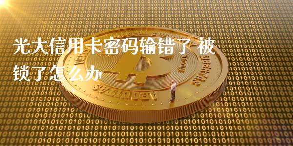 光大信用卡密码输错了 被锁了怎么办_https://www.gongyisiwang.com_原油期货_第1张