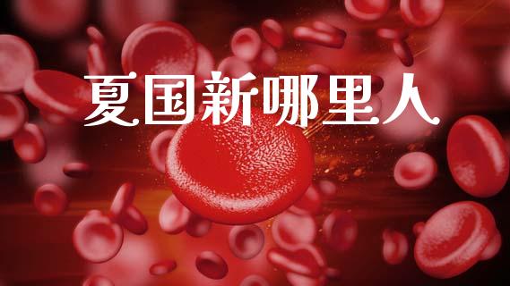 夏国新哪里人_https://www.gongyisiwang.com_恒指期货_第1张