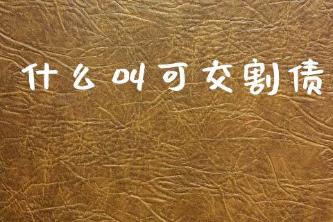 什么叫可交割债_https://www.gongyisiwang.com_股指期货交易手续费_第1张