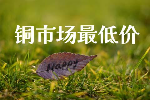 铜市场最低价_https://www.gongyisiwang.com_广发期货手续费_第1张