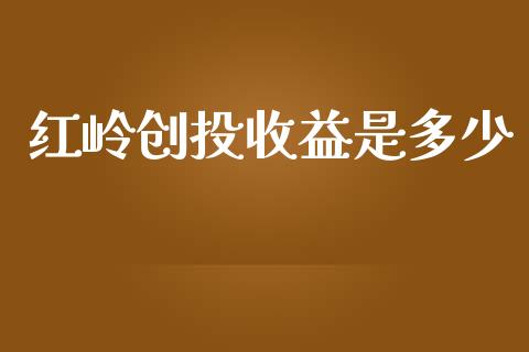 红岭创投收益是多少_https://www.gongyisiwang.com_恒指期货_第1张
