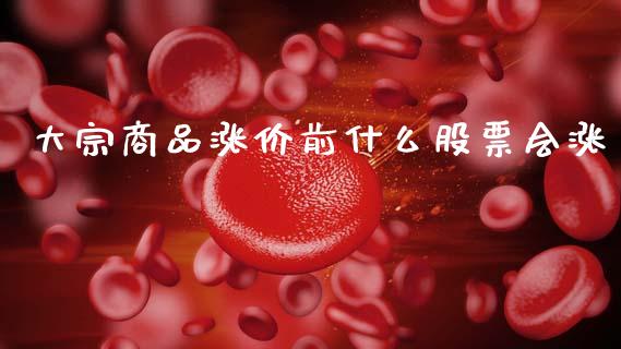 大宗商品涨价前什么股票会涨_https://www.gongyisiwang.com_焦炭期货手续费_第1张