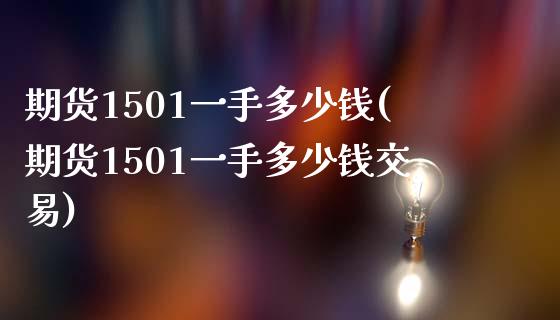 期货1501一手多少钱(期货1501一手多少钱交易)_https://www.gongyisiwang.com_期货公司手续费排名_第1张