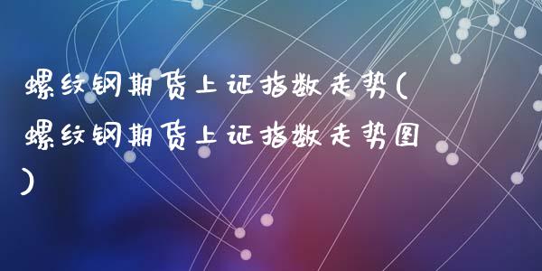 螺纹钢期货上证指数走势(螺纹钢期货上证指数走势图)_https://www.gongyisiwang.com_广发期货手续费_第1张