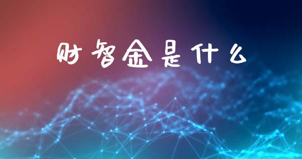 财智金是什么_https://www.gongyisiwang.com_道指_第1张