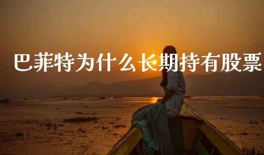 巴菲特为什么长期持有股票_https://www.gongyisiwang.com_焦炭期货手续费_第1张