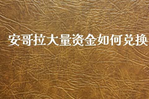 安哥拉大量资金如何兑换_https://www.gongyisiwang.com_原油期货_第1张