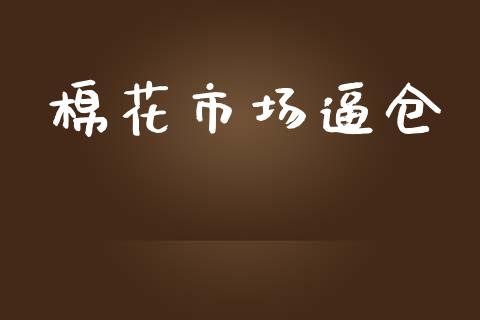 棉花市场逼仓_https://www.gongyisiwang.com_期货公司手续费排名_第1张