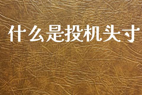 什么是投机头寸_https://www.gongyisiwang.com_恒指期货_第1张