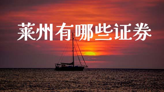 莱州有哪些证券_https://www.gongyisiwang.com_焦炭期货手续费_第1张