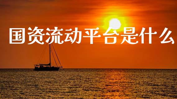 国资流动平台是什么_https://www.gongyisiwang.com_广发期货手续费_第1张