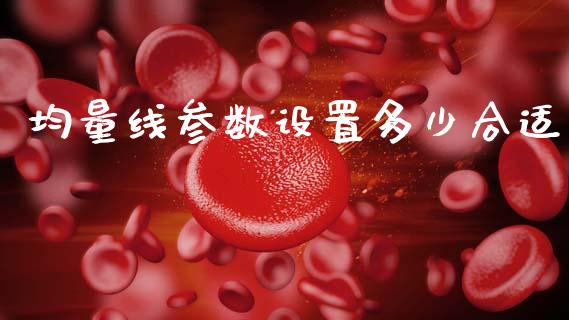 均量线参数设置多少合适_https://www.gongyisiwang.com_道指_第1张
