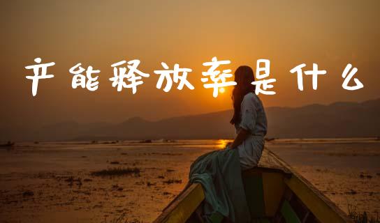 产能释放率是什么_https://www.gongyisiwang.com_期货公司手续费排名_第1张