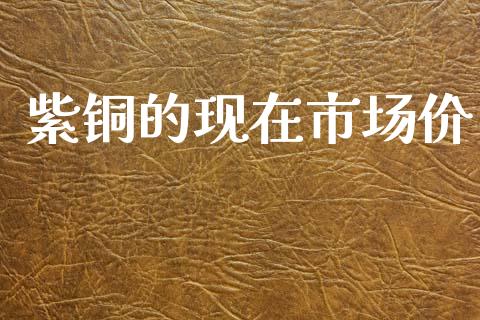 紫铜的现在市场价_https://www.gongyisiwang.com_股指期货交易手续费_第1张