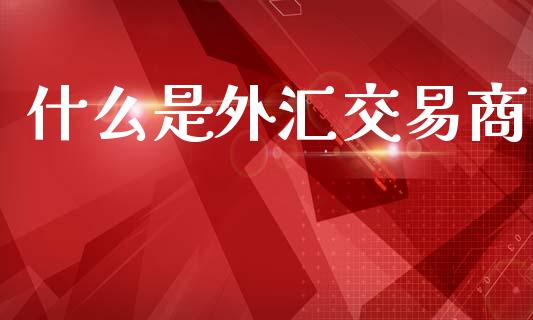 什么是外汇交易商_https://www.gongyisiwang.com_焦炭期货手续费_第1张