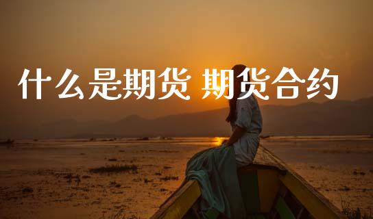 什么是期货 期货合约_https://www.gongyisiwang.com_股指期货交易手续费_第1张