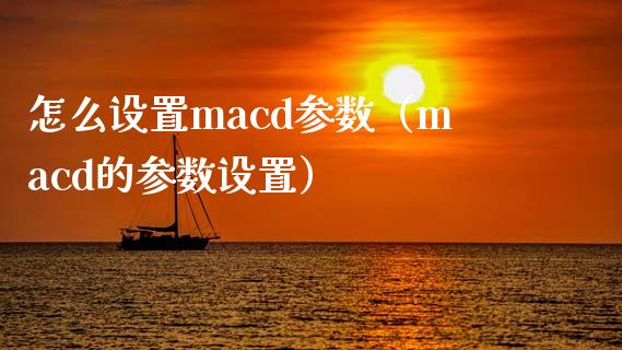 怎么设置macd参数（macd的参数设置）_https://www.gongyisiwang.com_原油期货_第1张