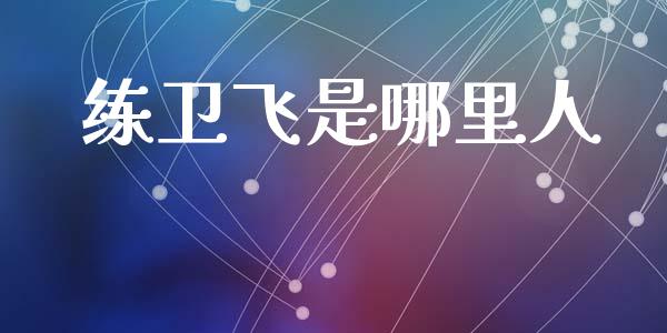 练卫飞是哪里人_https://www.gongyisiwang.com_期货公司手续费排名_第1张
