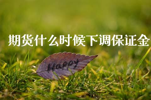 期货什么时候下调保证金_https://www.gongyisiwang.com_焦炭期货手续费_第1张