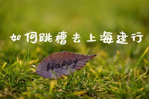 如何跳槽去上海建行_https://www.gongyisiwang.com_期货公司手续费排名_第1张