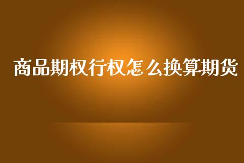 商品期权行权怎么换算期货_https://www.gongyisiwang.com_焦炭期货手续费_第1张