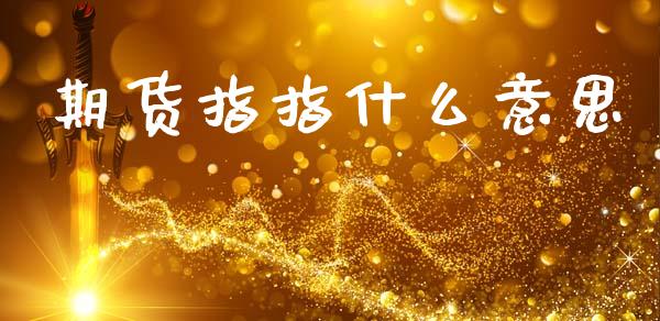 期货指指什么意思_https://www.gongyisiwang.com_广发期货手续费_第1张