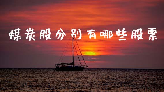 煤炭股分别有哪些股票_https://www.gongyisiwang.com_期货公司手续费排名_第1张