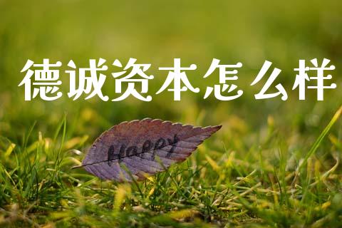 德诚资本怎么样_https://www.gongyisiwang.com_道指_第1张