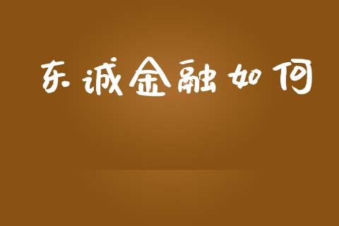 东诚金融如何_https://www.gongyisiwang.com_恒指期货_第1张