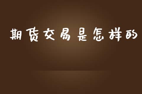 期货交易是怎样的_https://www.gongyisiwang.com_道指_第1张