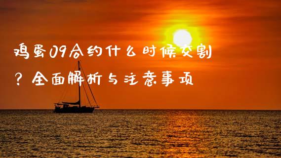 鸡蛋09合约什么时候交割？全面解析与注意事项_https://www.gongyisiwang.com_股指期货_第1张