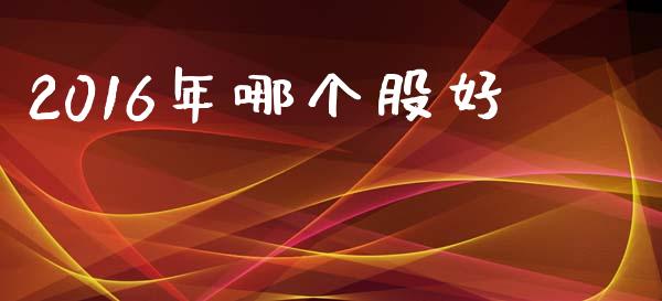 2016年哪个股好_https://www.gongyisiwang.com_期货公司手续费排名_第1张