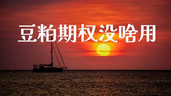 豆粕期权没啥用_https://www.gongyisiwang.com_股指期货_第1张