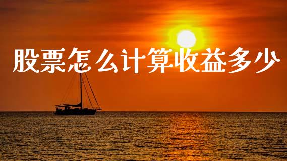 股票怎么计算收益多少_https://www.gongyisiwang.com_恒指期货_第1张