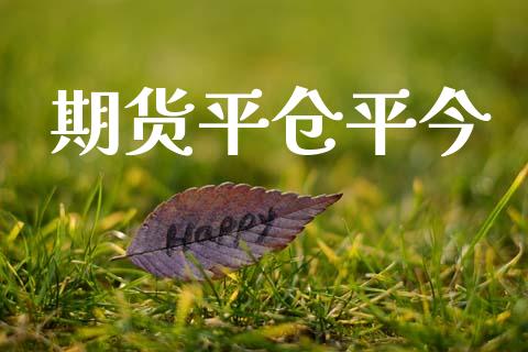 期货平仓平今_https://www.gongyisiwang.com_期货公司手续费排名_第1张