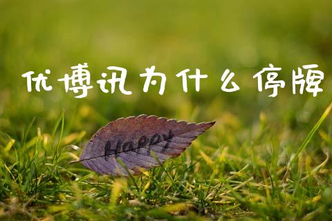 优博讯为什么停牌_https://www.gongyisiwang.com_股指期货_第1张