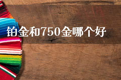 铂金和750金哪个好_https://www.gongyisiwang.com_原油期货_第1张