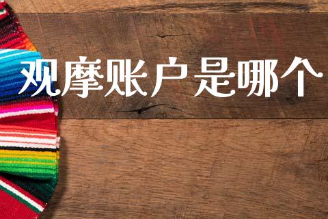 观摩账户是哪个_https://www.gongyisiwang.com_焦炭期货手续费_第1张
