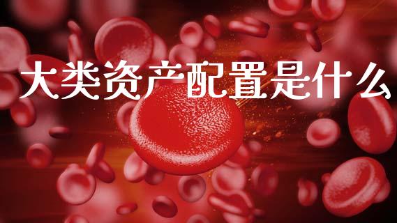 大类资产配置是什么_https://www.gongyisiwang.com_广发期货手续费_第1张