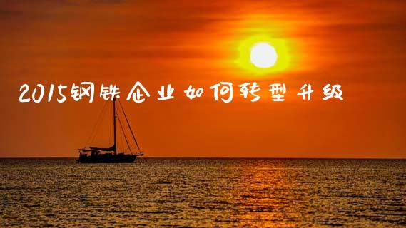 2015钢铁企业如何转型升级_https://www.gongyisiwang.com_股指期货交易手续费_第1张