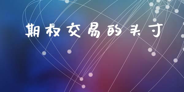 期权交易的头寸_https://www.gongyisiwang.com_广发期货手续费_第1张